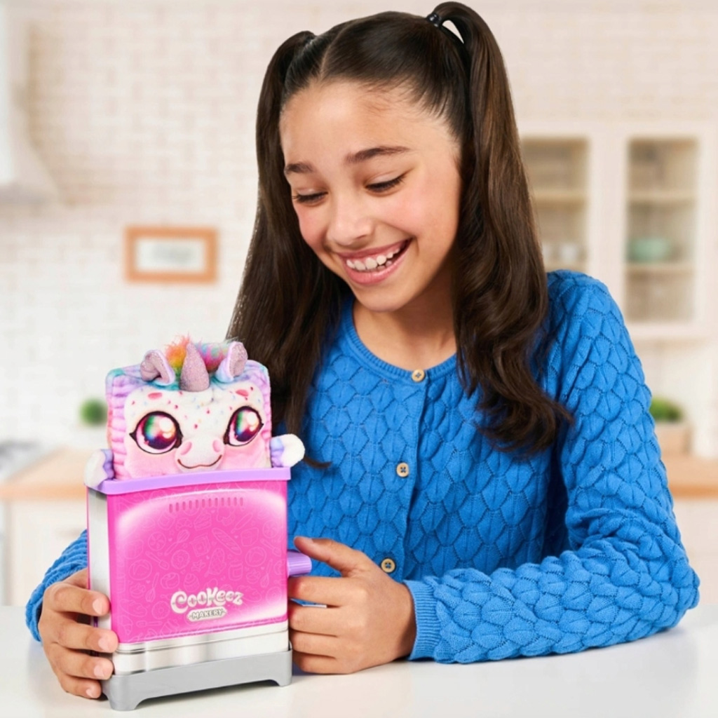 COOKEEZ Makery: Toasty Treatz Toast-Hersteller-Spielset mit Überraschungs-Plüschtier kép 2