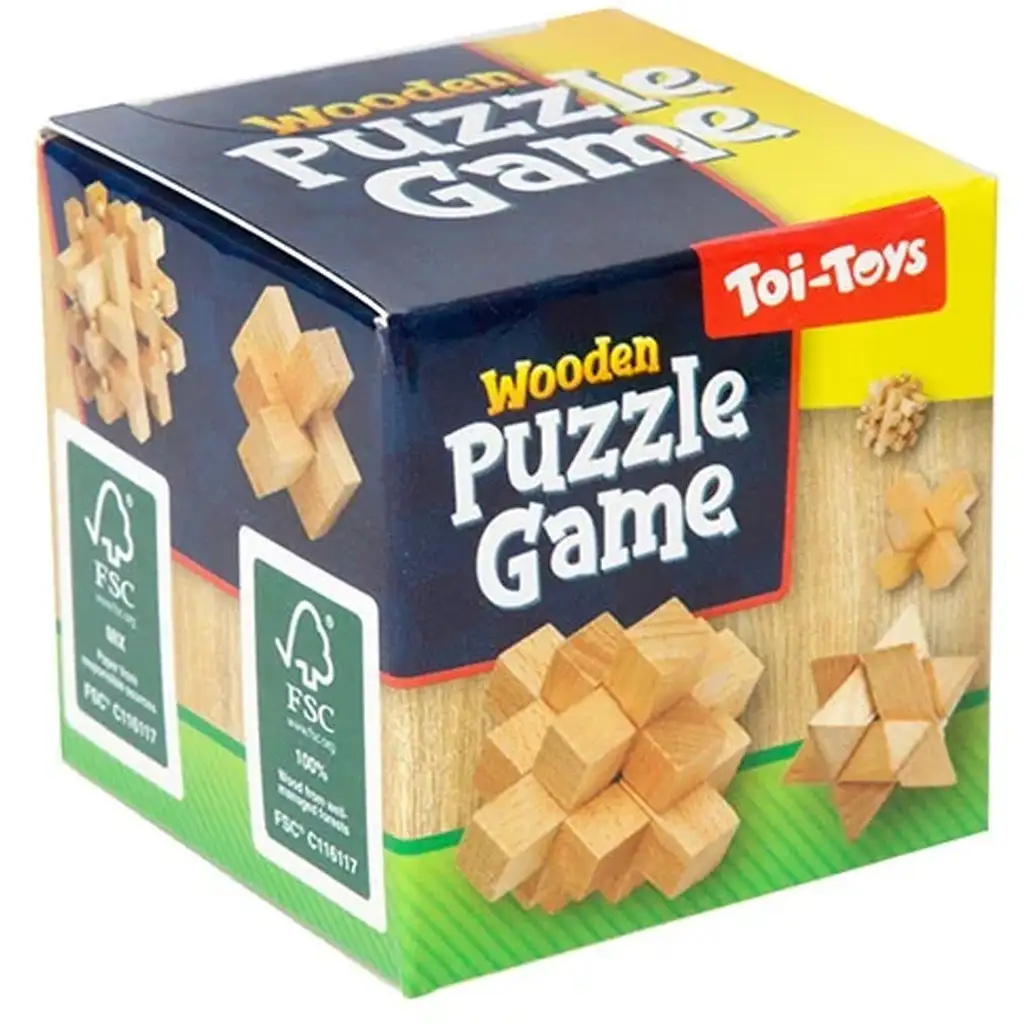 Brain Quest Holzpuzzle in verschiedenen Varianten 1 Stück kép 2