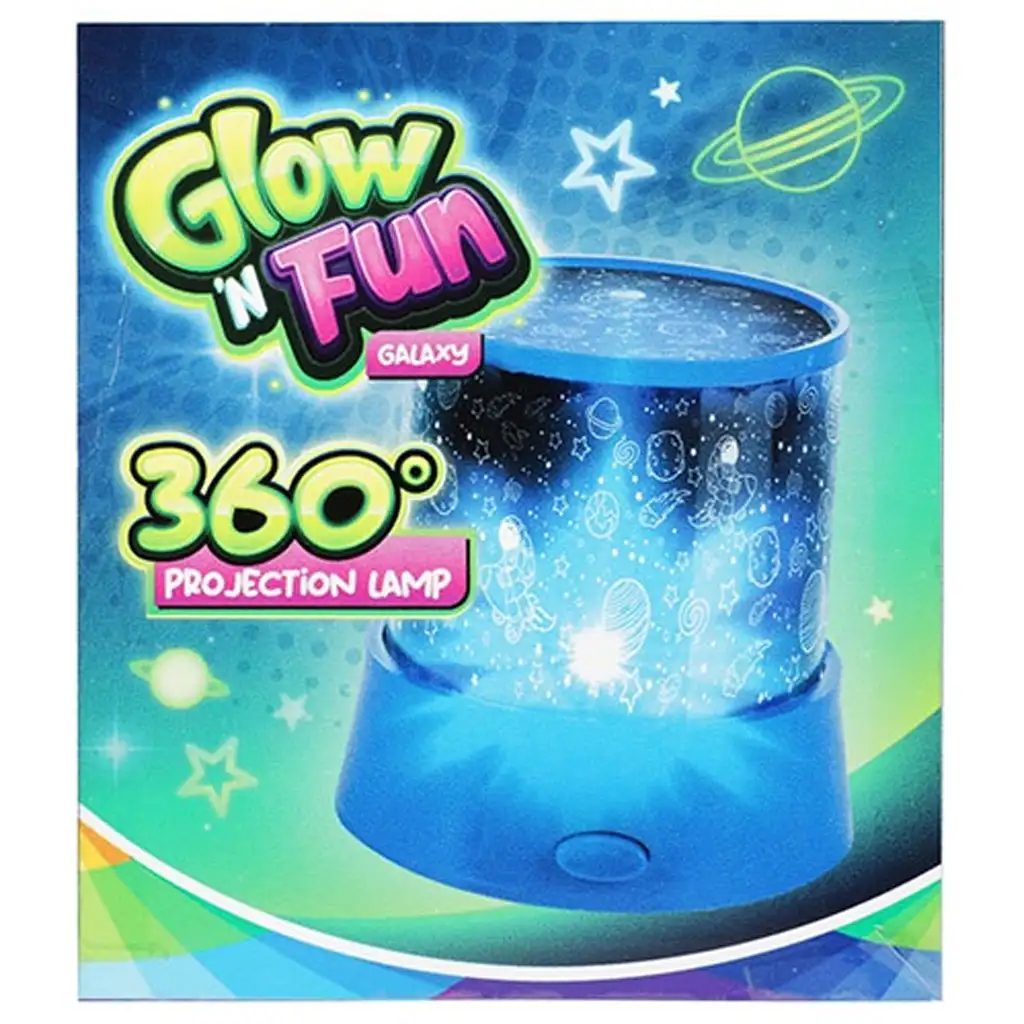 Glow N Fun Projektorlampe mit Weltraummuster