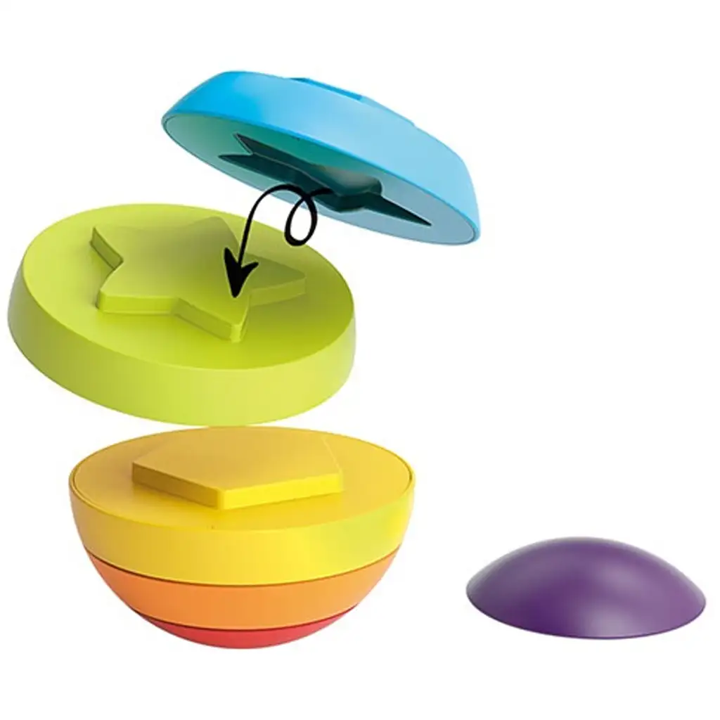 Little Stars Regenbogen-Formensteckball kép 3