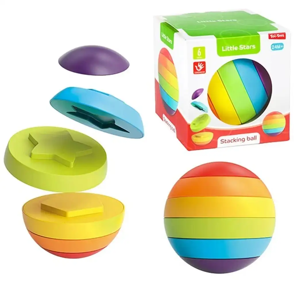 Little Stars Regenbogen-Formensteckball