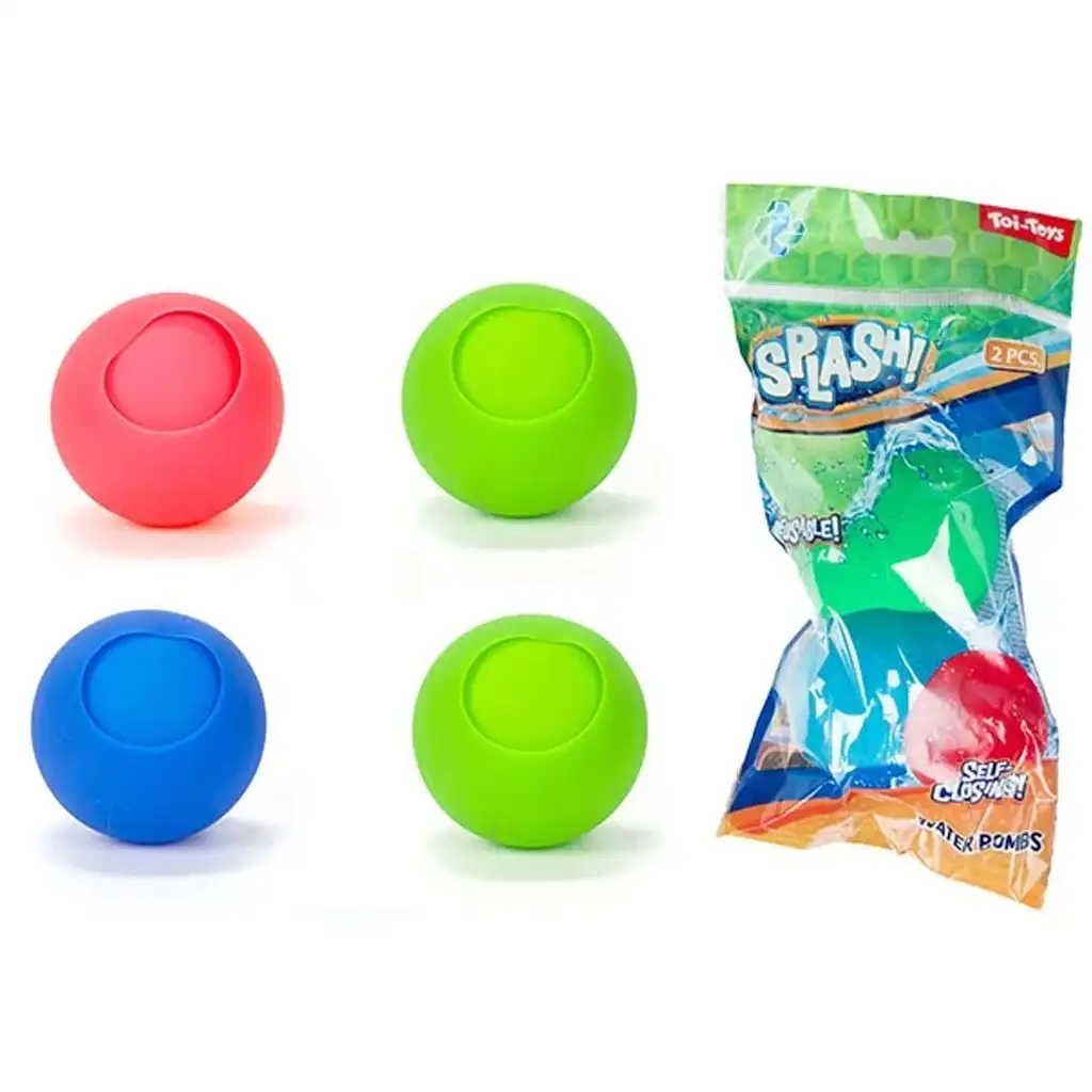 Splash wiederverwendbare Wasserbombe in verschiedenen Varianten, 2er-Pack