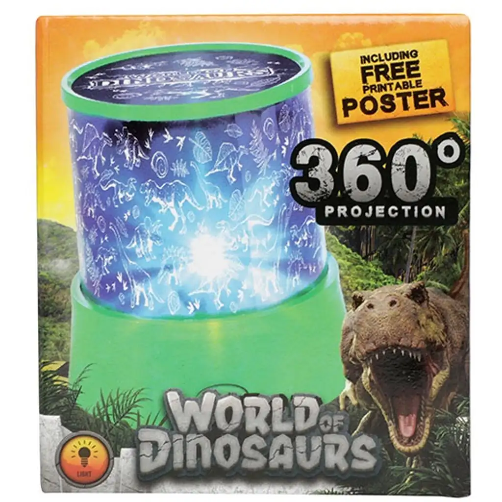Glow N Fun Projektorlampe mit Dinosauriermuster
