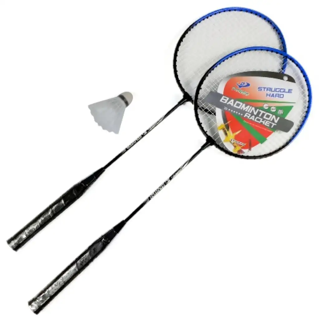 Metall-Badminton-Set für Paare mit Tragetasche und Federball. kép 2