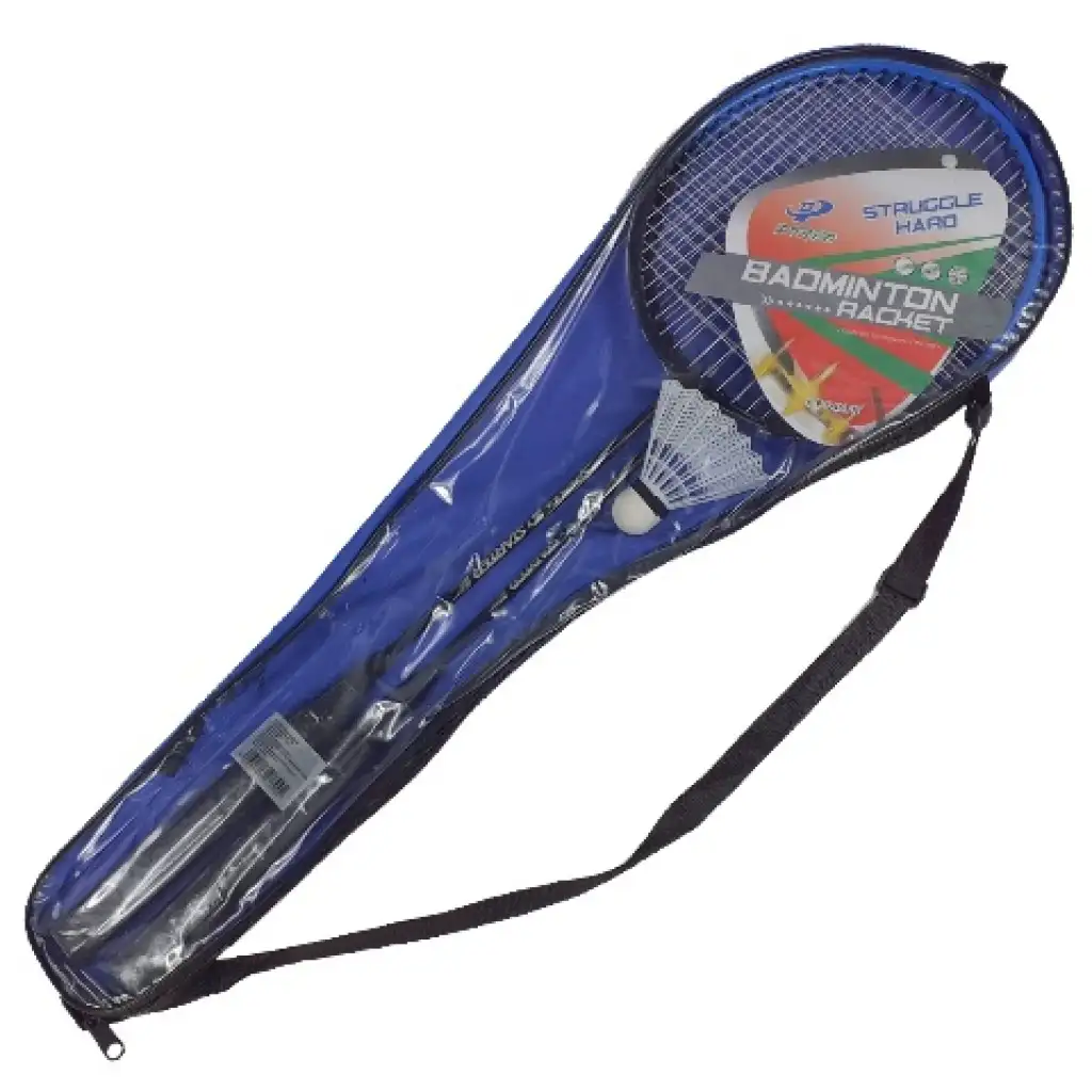 Metall-Badminton-Set für Paare mit Tragetasche und Federball. kép 3