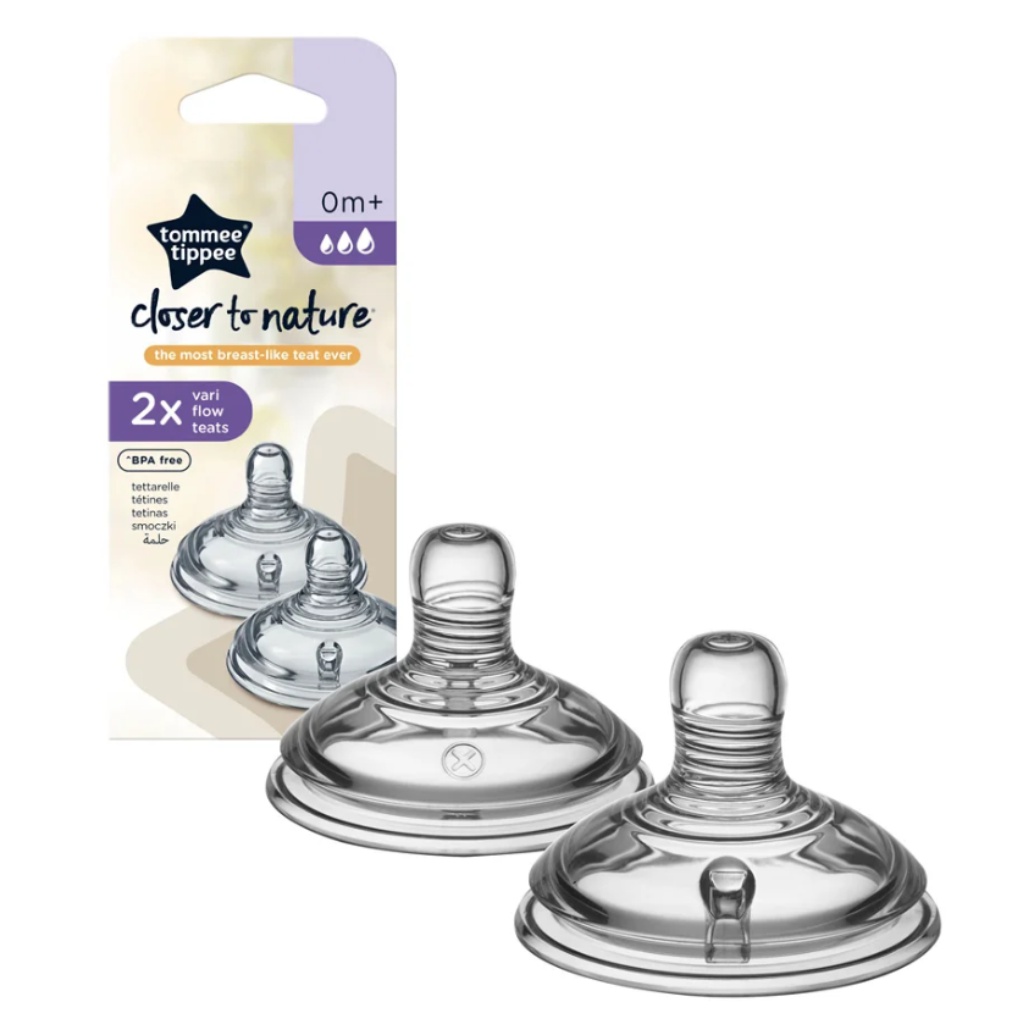 Tommee Tippee: Advanced Anti-Colic Vari-Flow Sauger (0 Monate+)