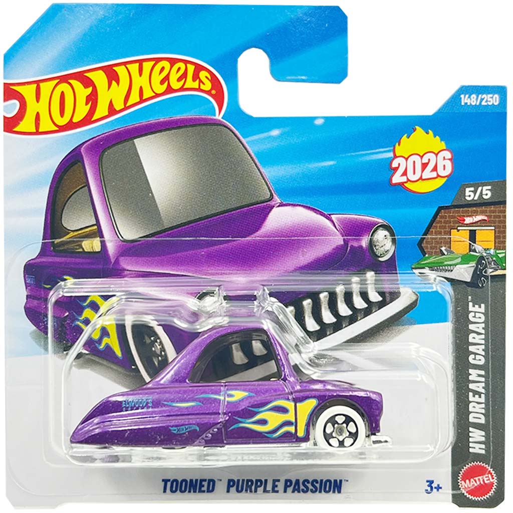Hot Wheels: Tooned Purple Passion Miniaturauto 1:64 - Mattel