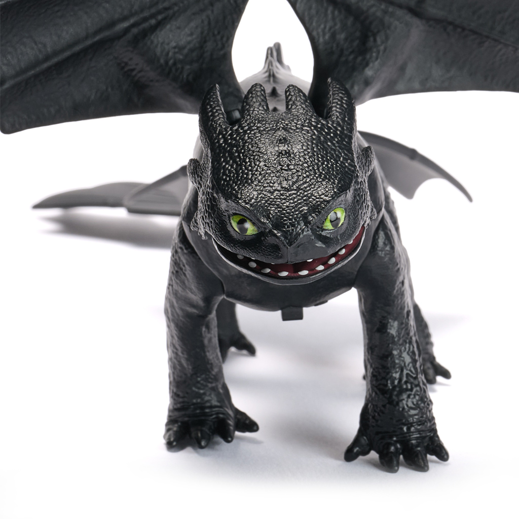 Drachenzähmen leicht gemacht: Plasma-Sounds Ohnezahn Drachen-Spielzeugfigur – Spin Master kép 2