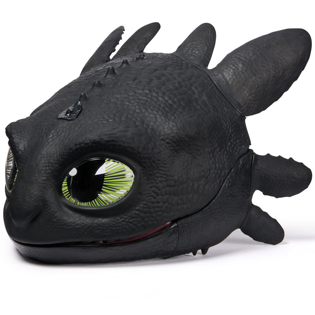 Drachenzähmen leicht gemacht: Elektronische Ohnezahn-Maske mit Sound-, Licht- und Raucheffekten – Spin Master kép 2