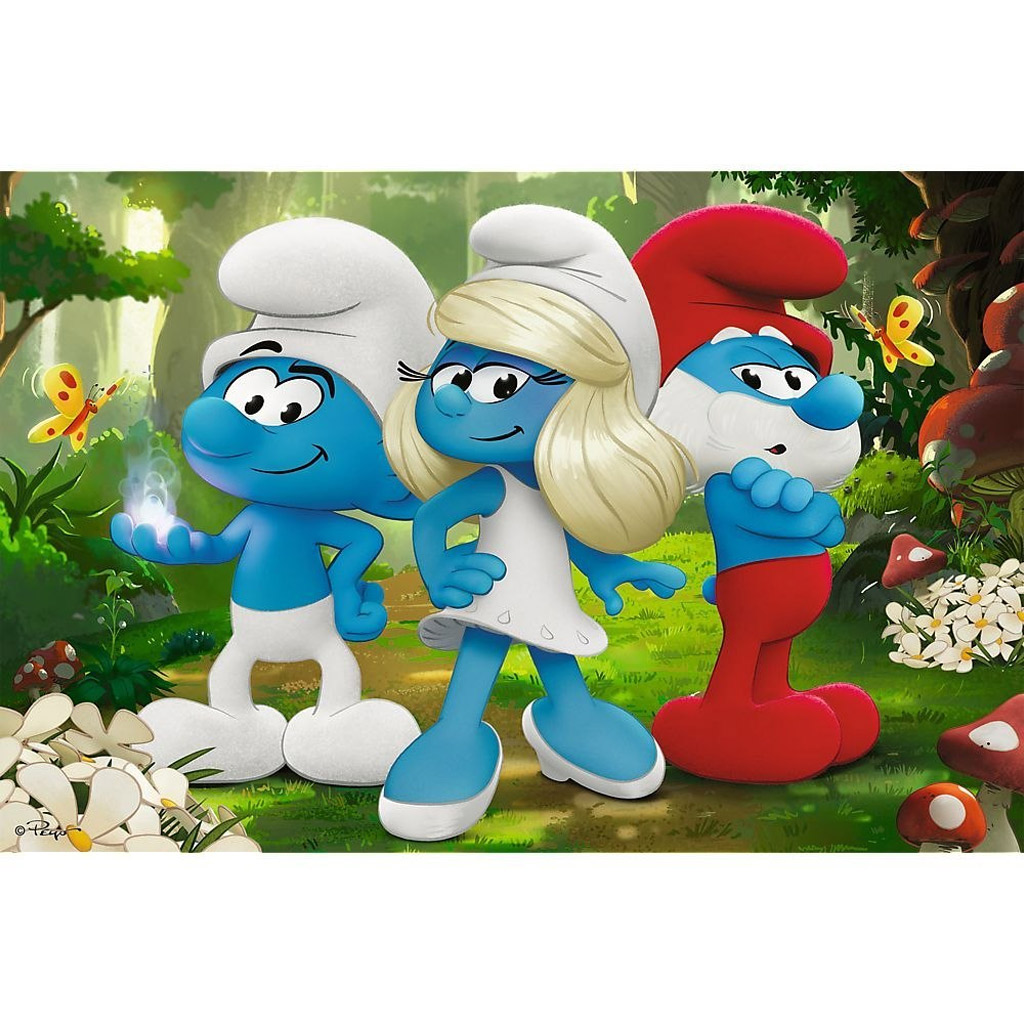 Die Schlümpfe 60-teiliges Puzzle – Trefl kép 2