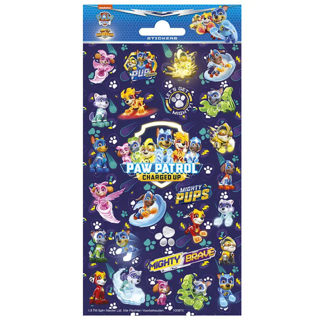 Pfotenpatrouille Glitzersticker - Totum