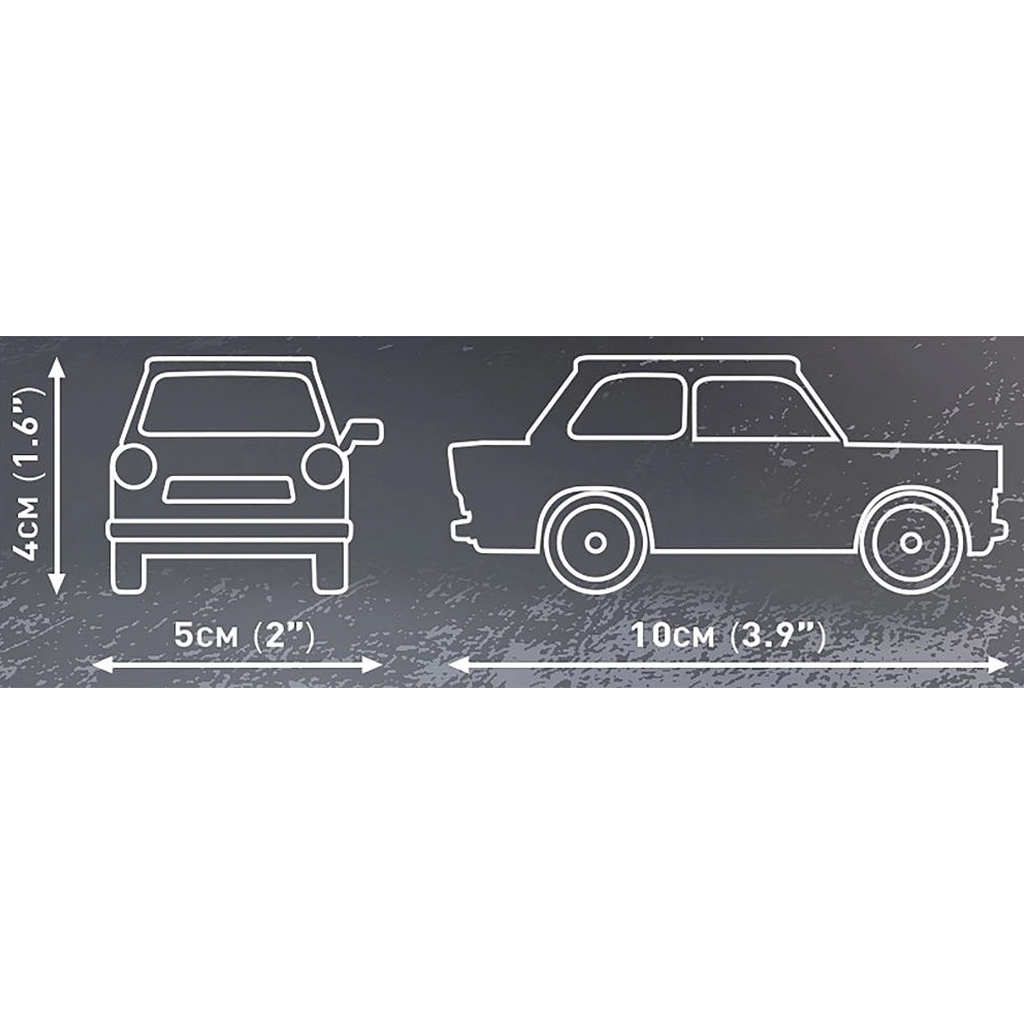 COBI: Trabant 601 Bausatz (24539) kép 3