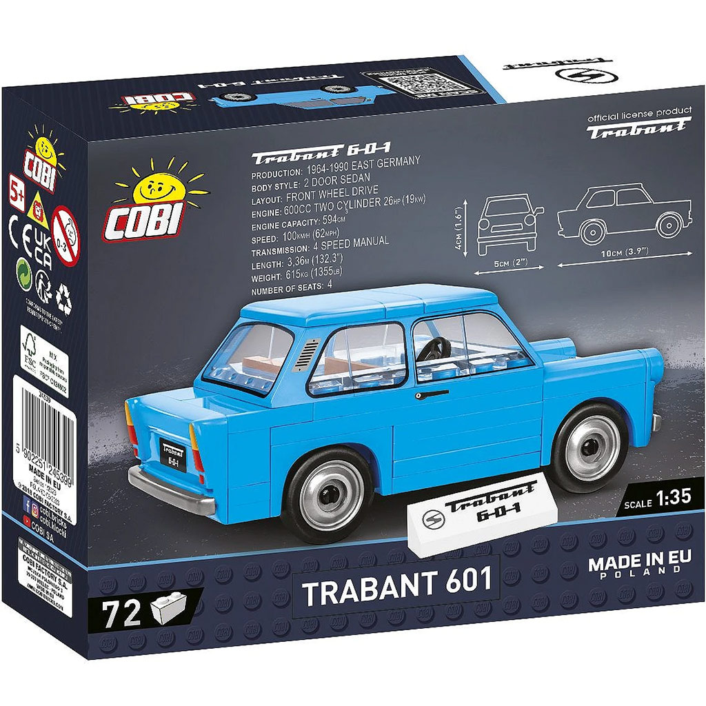 COBI: Trabant 601 Bausatz (24539) kép 4