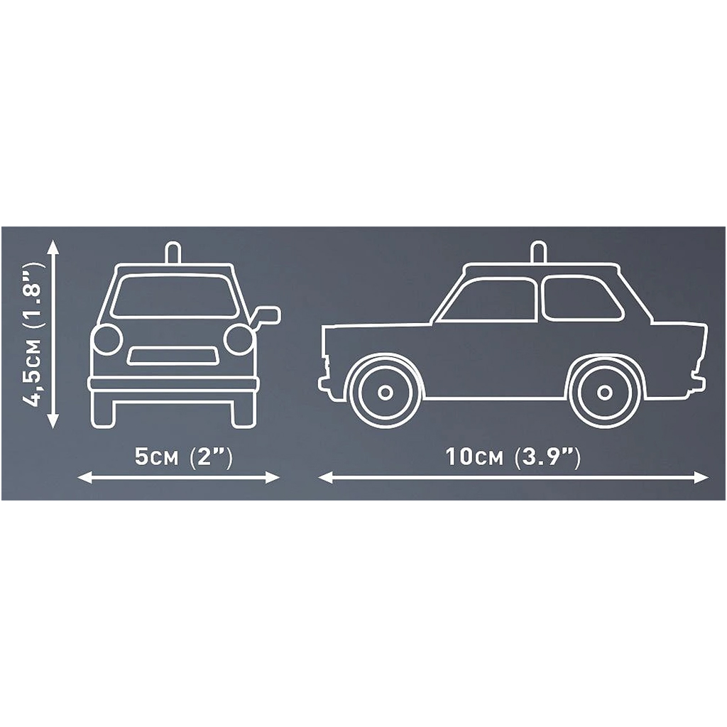 COBI: Trabant 601 Polizei Bausatz (24541) kép 3