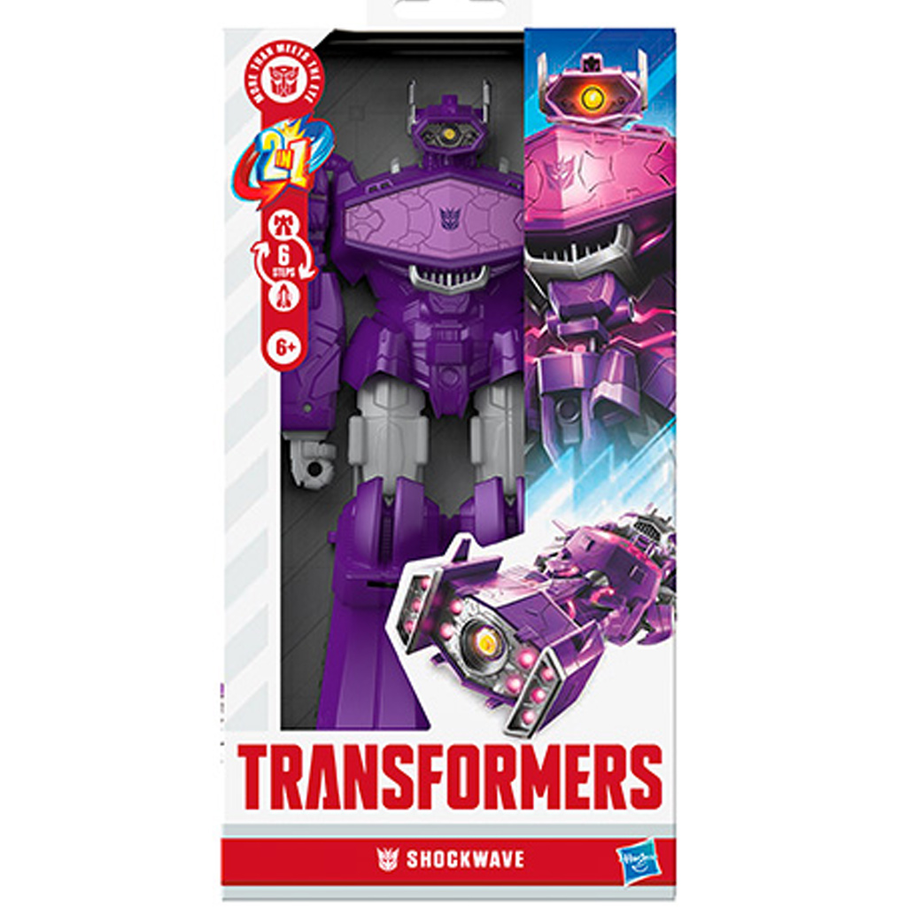 Transformers: Authentics Titan Changer Shockwave umwandelbare Roboterfigur – Hasbro