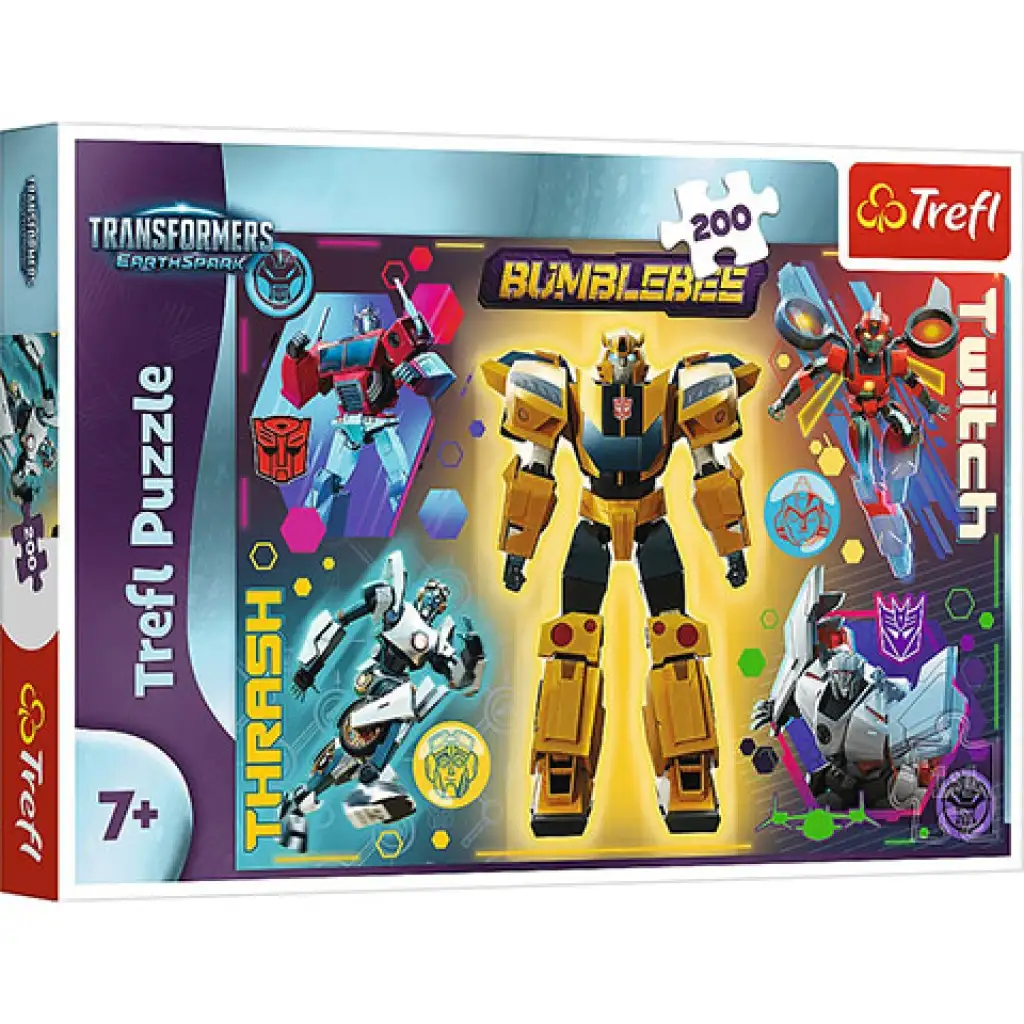 Transformers: Bumblebee und Freunde 200-teilige Puzzle - Trefl