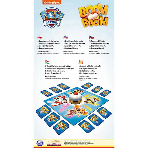 Paw Patrol Boom Boom Gesellschaftsspiel - Trefl kép 3