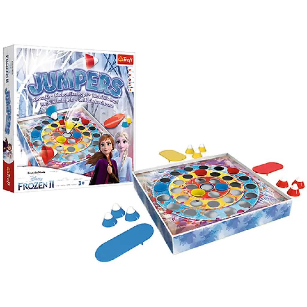 Die Eiskönigin 2 Jumpers Gesellschaftsspiel - Trefl kép 3