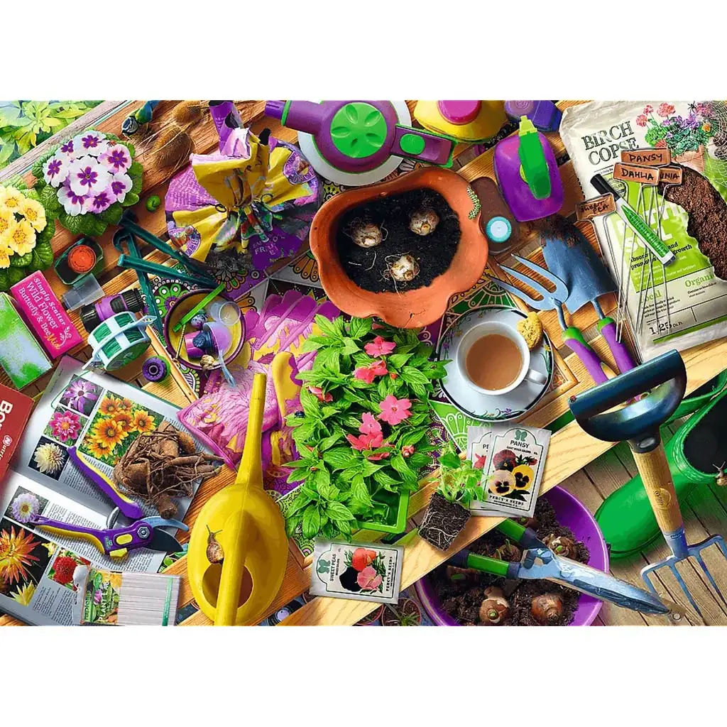 Die Gartenpflege ist ein 1000-teiliges Puzzle - Trefl. kép 2