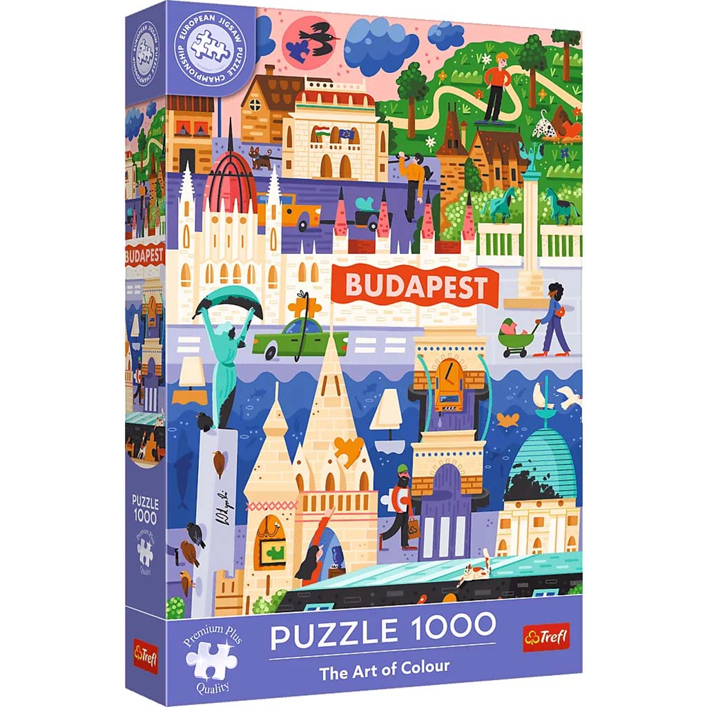 Puzzle EB: Budapest 1000-teiliges Premium-Puzzle – Trefl