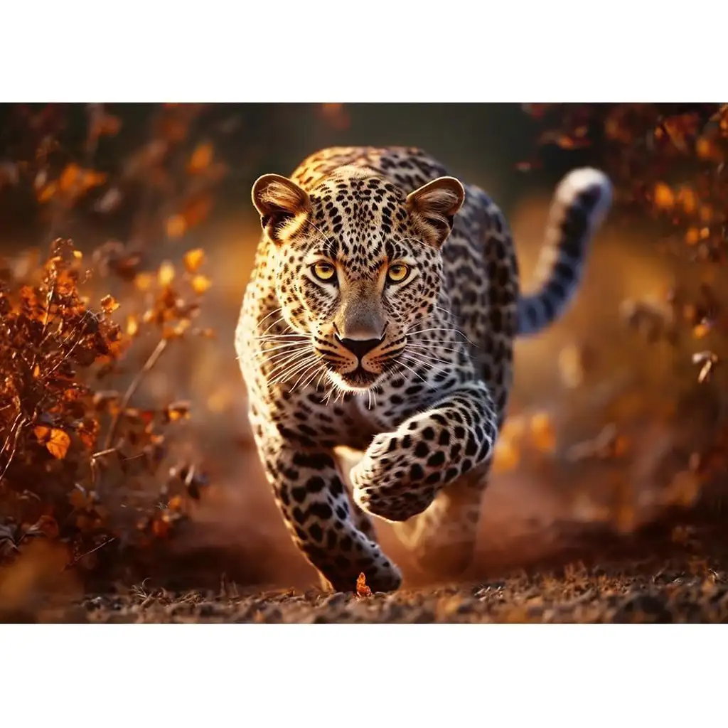 Leopard Premium Plus 1000-teiliges Puzzle - Trefl kép 2
