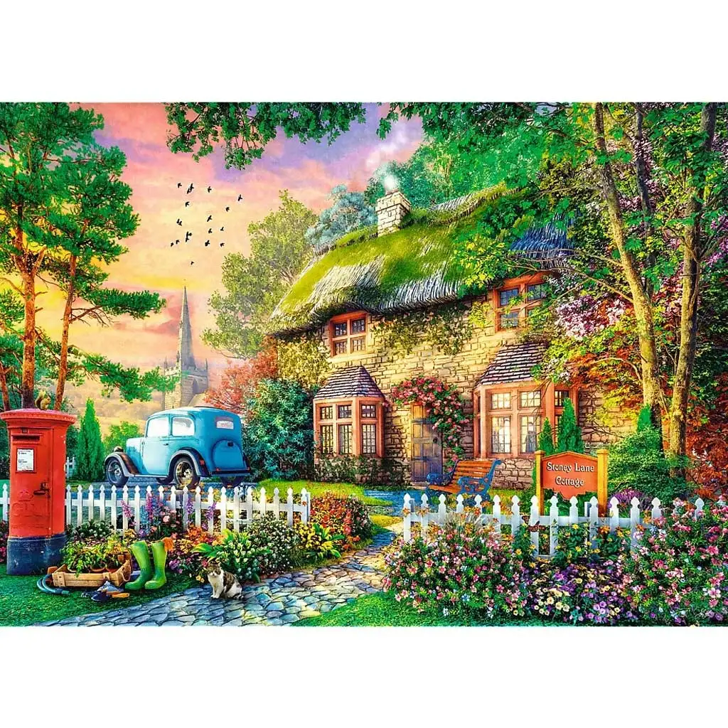 Stoney Lane Häuschen Premium Plus 1000-teiliges Puzzle - Trefl kép 2
