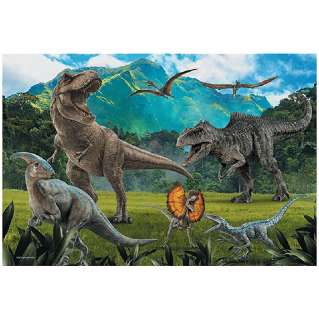 Jurassic World: Die Dinosaurier des Jurassic Park 100-teilige Puzzle - Trefl kép 2