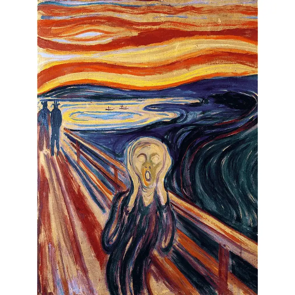 Edvard Munch: Der Schrei 200-teiliges Holzpuzzle - Trefl kép 2