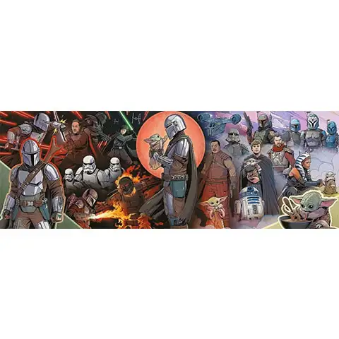 Star Wars: The Mandalorian Panorama-Puzzle 1000 Teile - Trefl kép 2