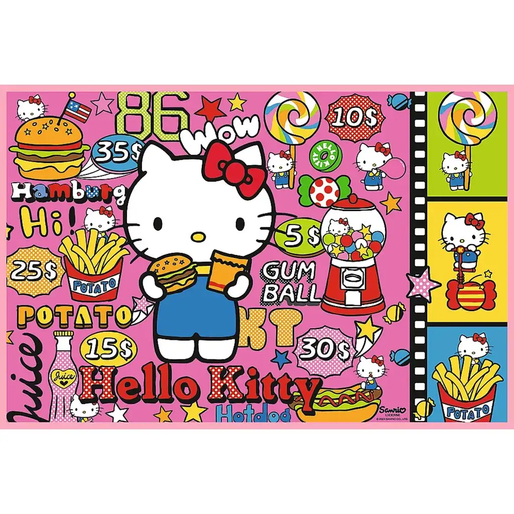 Hello Kitty und Freunde 2x200-teiliges Puzzle - Trefl kép 3