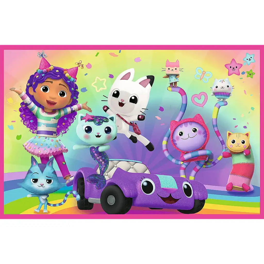 Gabis Puppenhaus Spiel mit Gabi 2x24-teilige Puzzle - Trefl kép 2