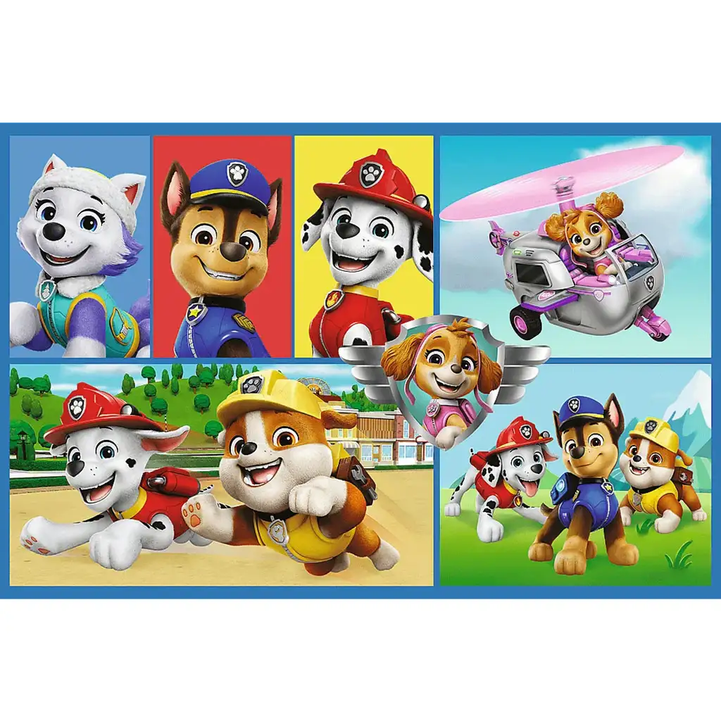 Paw Patrol Regeln 2x70-teiliges Puzzle - Trefl kép 2