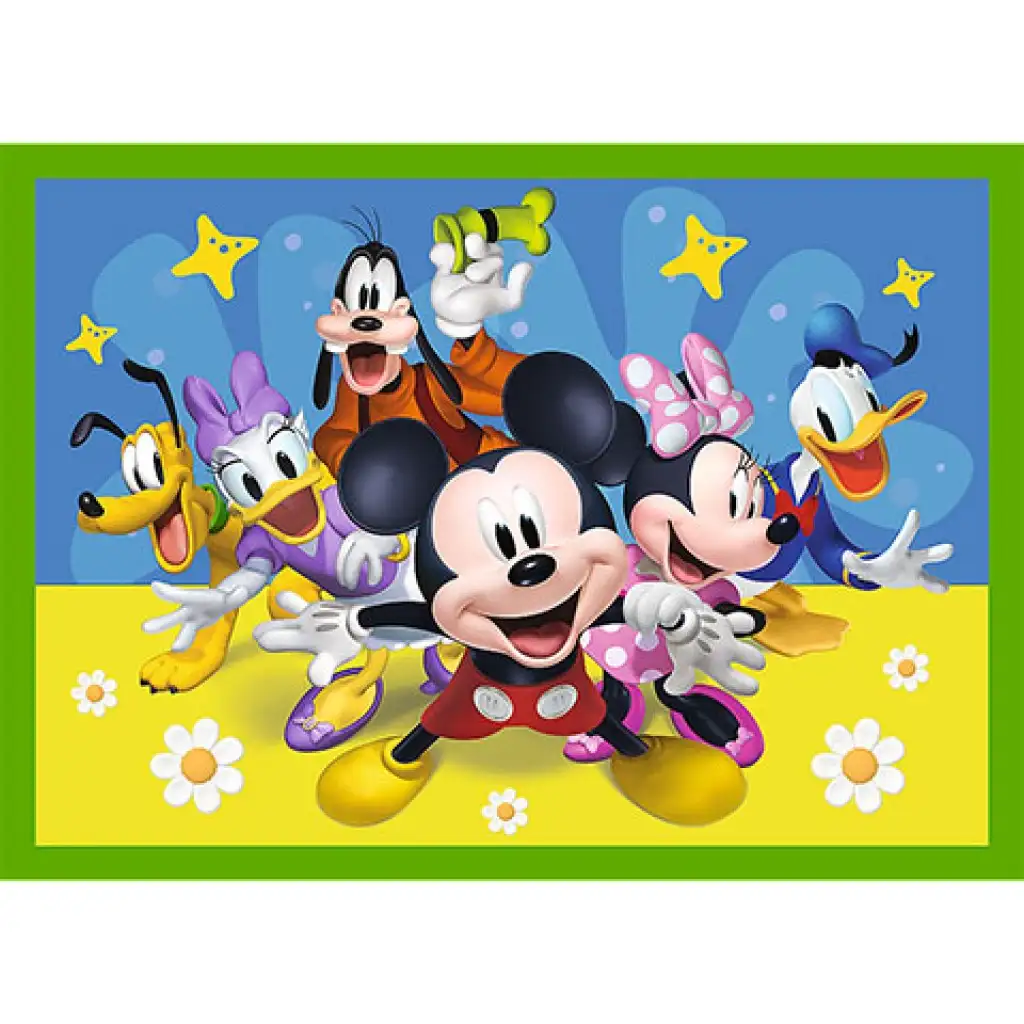 Mickey Maus und seine Freunde 4-in-1 Puzzle - Trefl kép 3