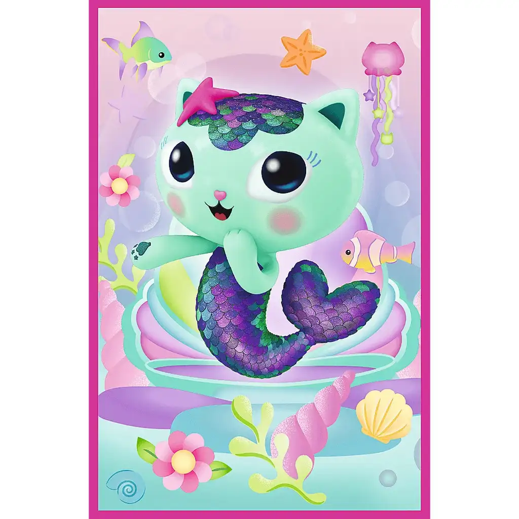 Gabis Puppenhaus mit Gabi und den Katzen 3x50 Teile Puzzle - Trefl kép 3