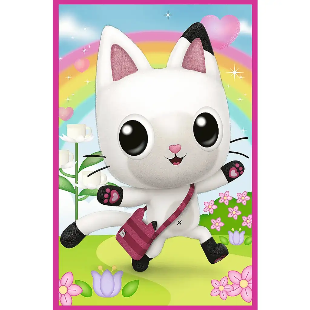 Gabis Puppenhaus mit Gabi und den Katzen 3x50 Teile Puzzle - Trefl kép 4