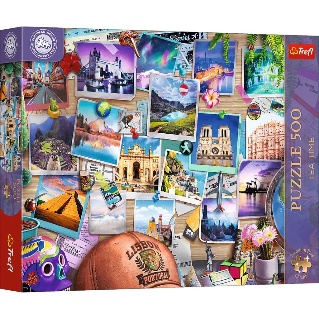 Puzzle EB: Erinnerungen an die Reise, 500-teiliges Premium-Puzzle – Trefl