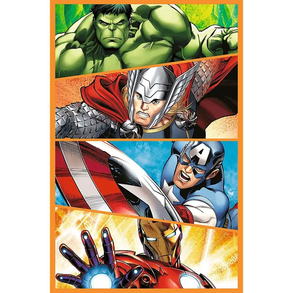 Avengers actionreicher Tag 3x80 Teile Puzzle - Trefl kép 2