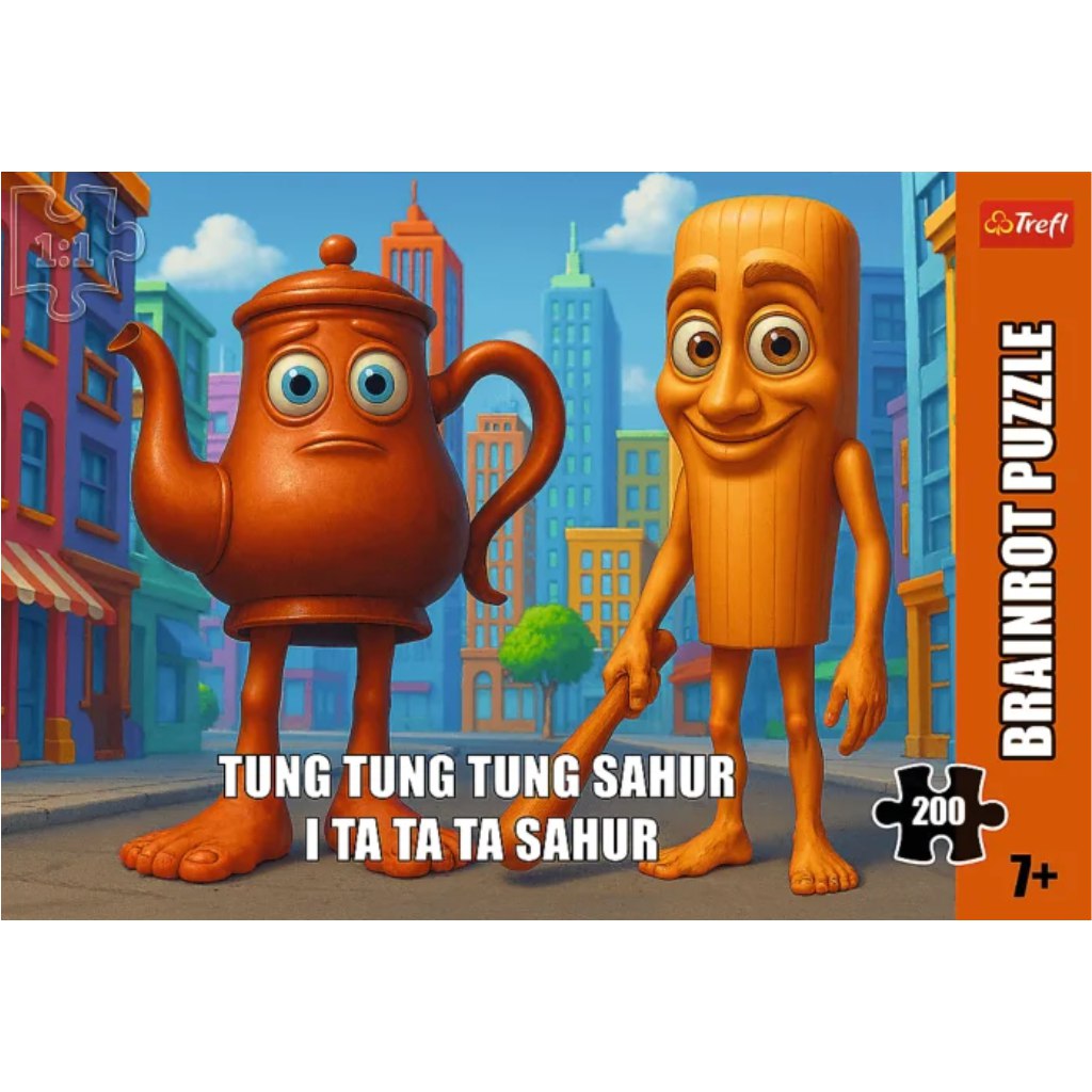 Brainrot: Tung Tung Tung Sahur I Ta Ta Ta Sahur 200-teiliges Puzzle