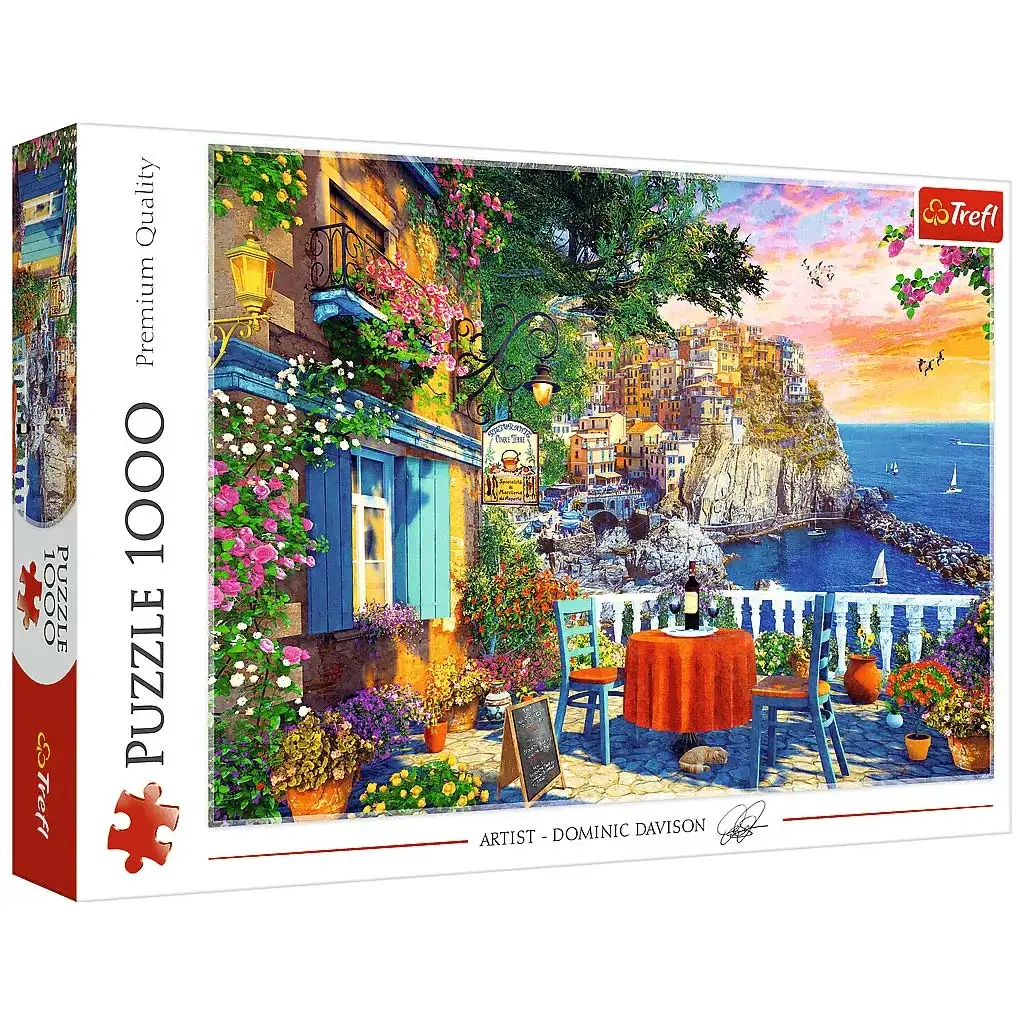Aussicht auf die Cinque Terre 1000-teiliges Puzzle – Trefl