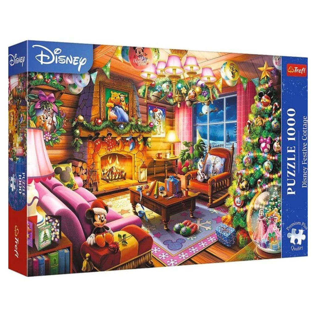 Disney Weihnachten 1000-teiliges Premium-Puzzle – Trefl