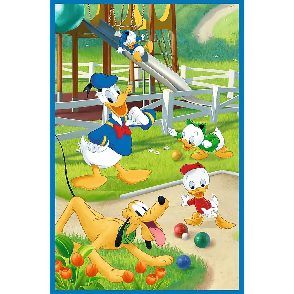 Disney: Micky Maus Team 3x80 Teile Puzzle - Trefl kép 3