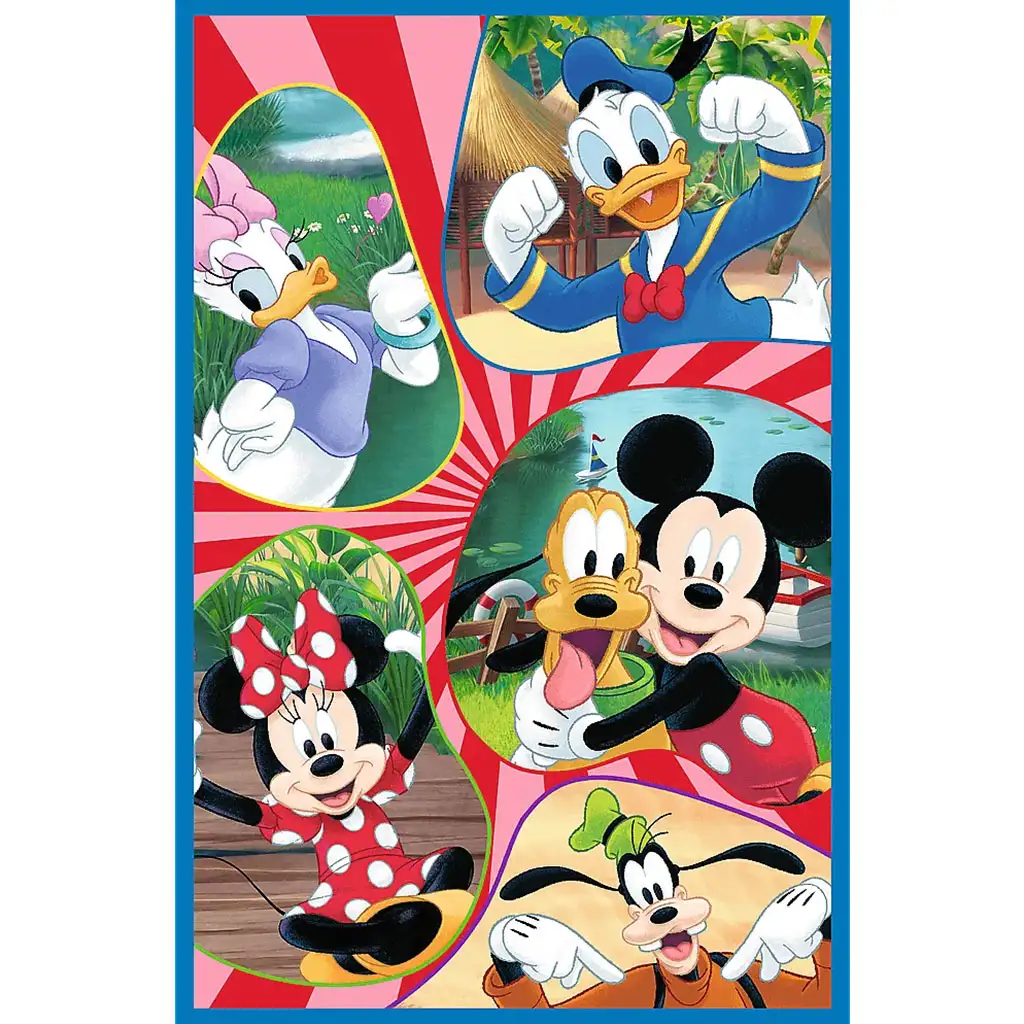 Disney: Micky Maus Team 3x80 Teile Puzzle - Trefl kép 4