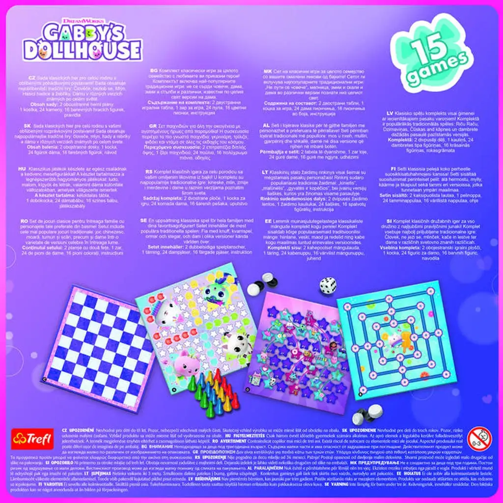 Gabis Puppenhaus 15-teiliges Spieleset - Trefl kép 2