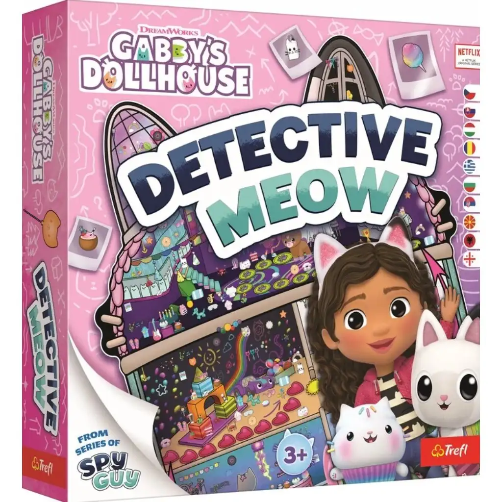 Spy Guy Gabi Puppenhaus Detektiv Meow Gesellschaftsspiel - Trefl