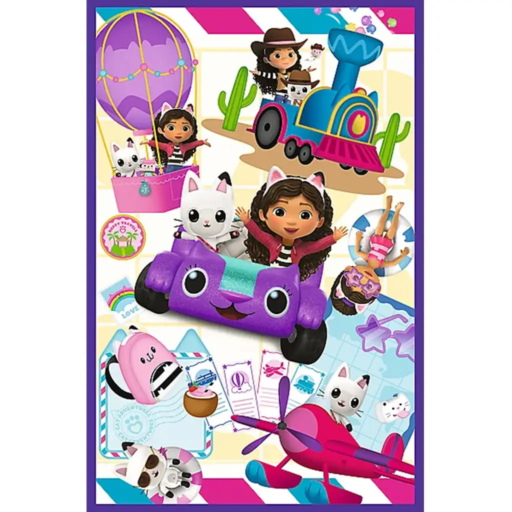 Gabis Puppenhaus bunte Tage 3x80 Teile Puzzle - Trefl kép 4