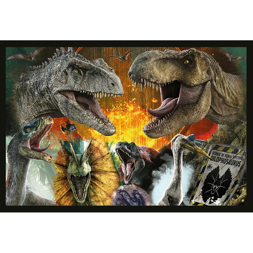 Jurassic World 2x200-teilige Puzzle - Trefl kép 3
