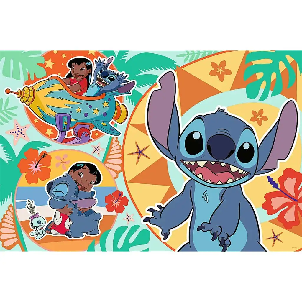 Disney: Lilo & Stitch ein glücklicher Tag 24-teiliges Maxi-Puzzle - Trefl kép 2