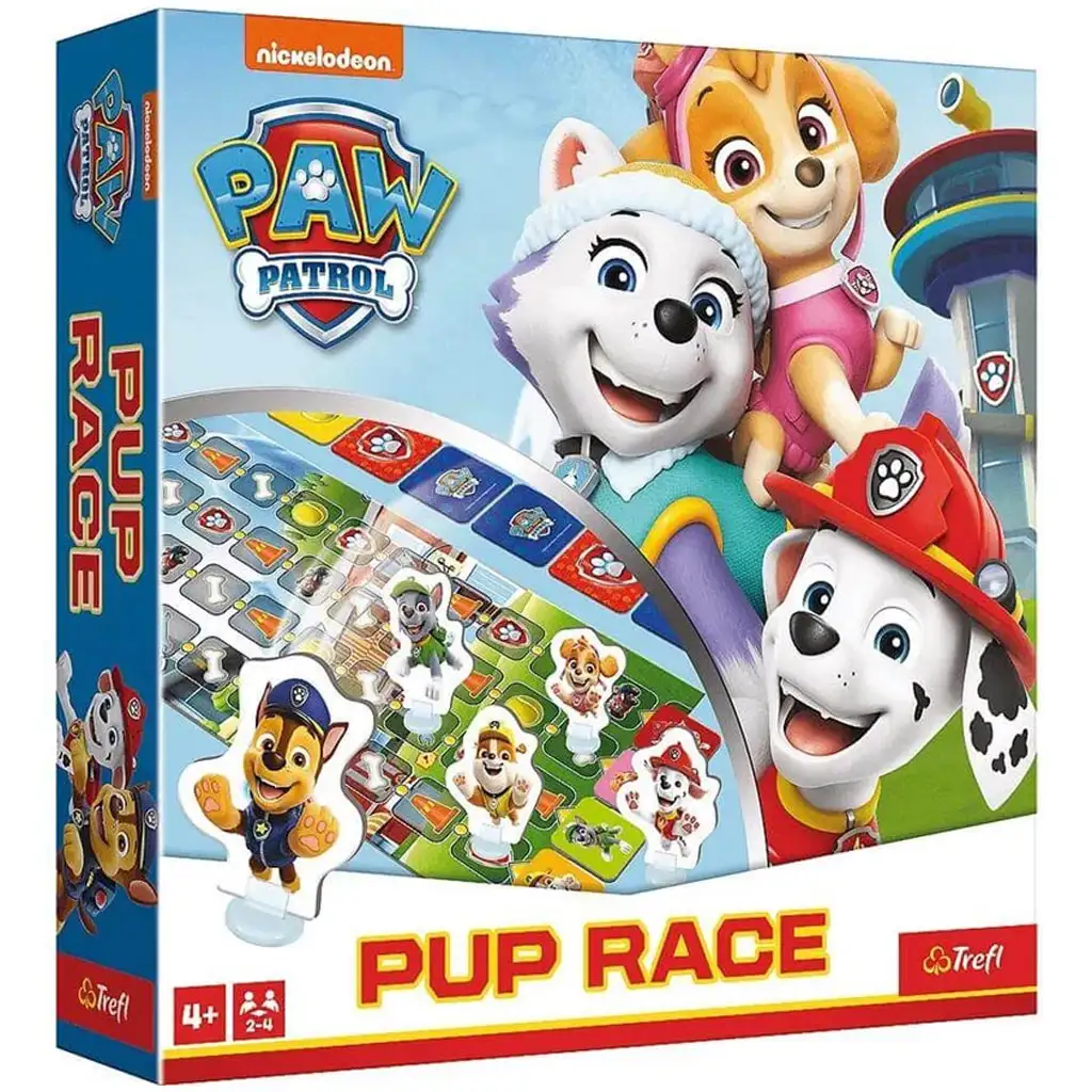 Paw Patrol Hunde-Rennen Gesellschaftsspiel - Trefl