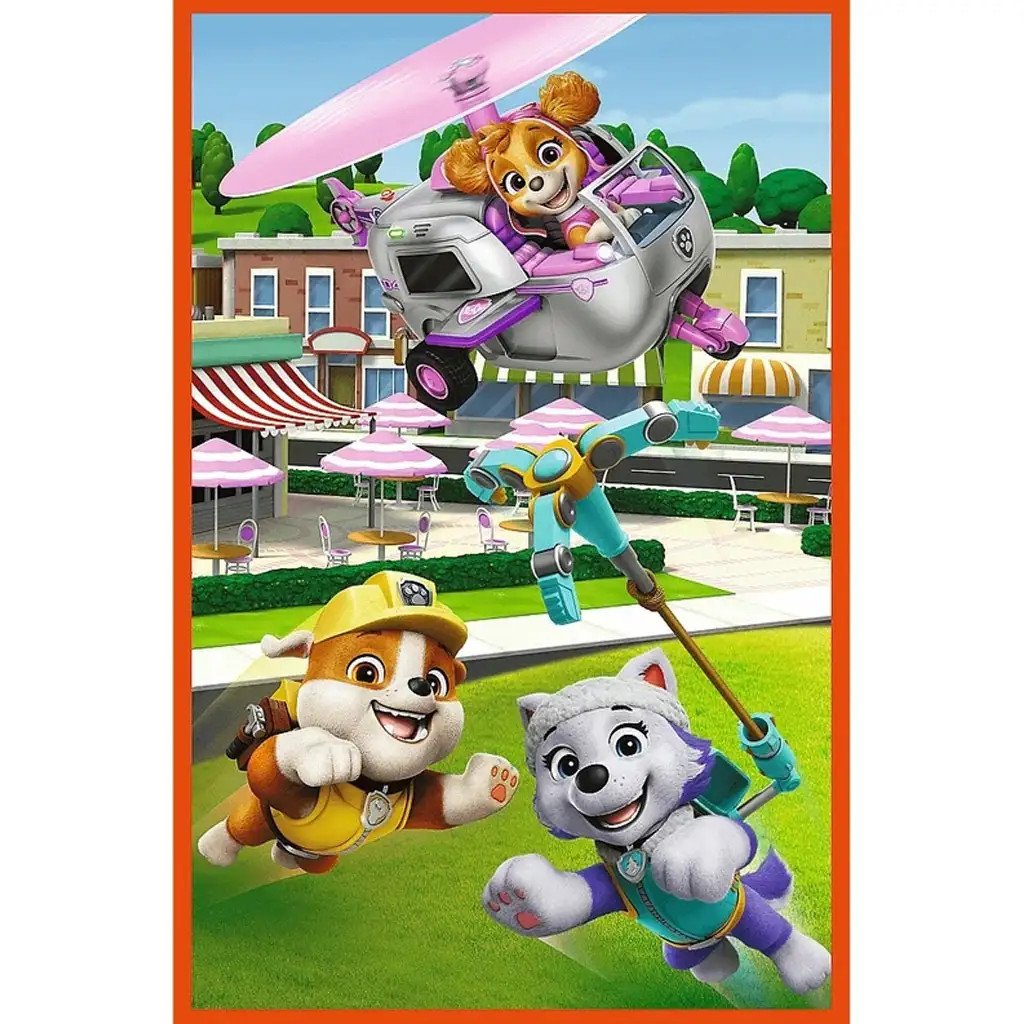 Paw Patrol lächelnde Hunde 3x80 Teile Puzzle - Trefl kép 4