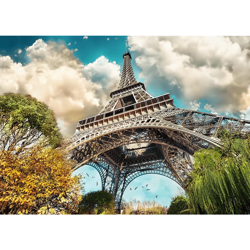 Eiffelturm, Paris 1000-teiliges Premium-Plus-Qualitäts-Puzzle - Trefl kép 2
